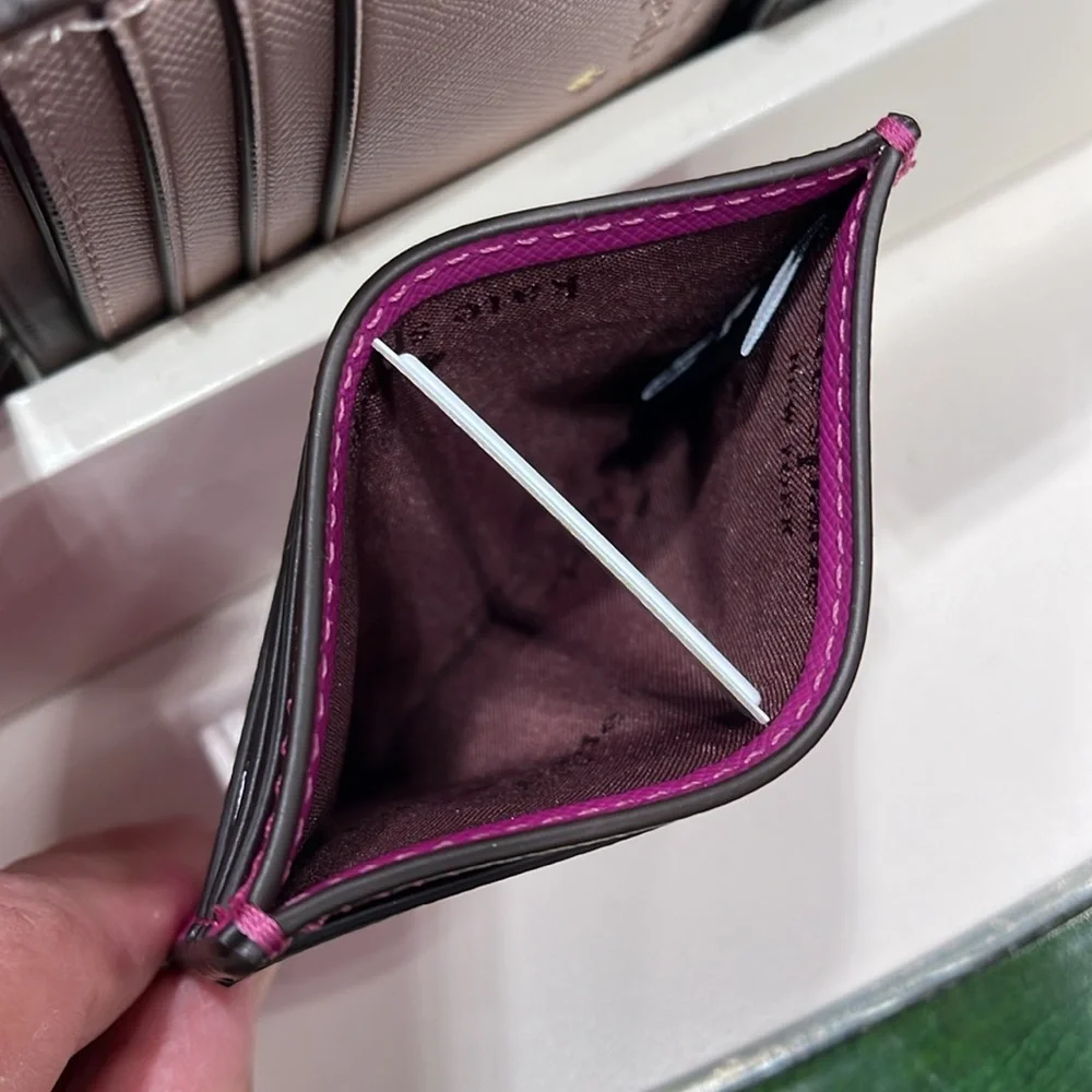 Kate Spade Schuyler Small Slim Card Holder
Baja Rose 
NWT - Picture 6 of 16